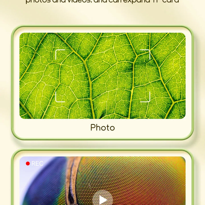 Microscope for Kids Children Microscope with 2 Inch Screen 1000x Zoom Mini Handheld Microscope Camera Christmas Birthday Gifts