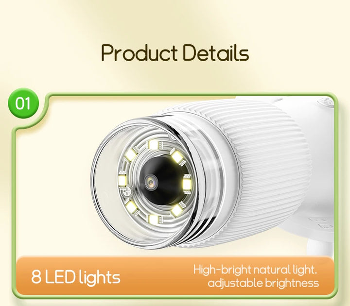 Microscope for Kids Children Microscope with 2 Inch Screen 1000x Zoom Mini Handheld Microscope Camera Christmas Birthday Gifts