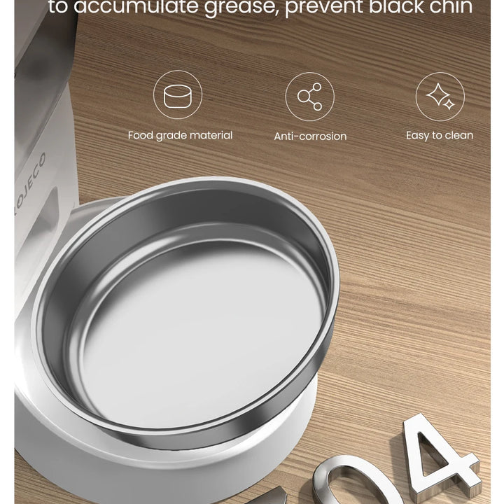 ROJECO Dog Feeder Automatic Smart Pet Food Dispenser for Pets Dog Kibble Dispenser With WIFI Remote Control Dog Feeding Supplies