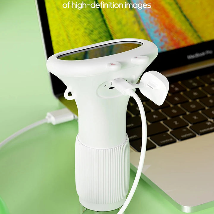 Microscope for Kids Children Microscope with 2 Inch Screen 1000x Zoom Mini Handheld Microscope Camera Christmas Birthday Gifts